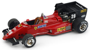 FERRARI F1 126C4 N 28 BELGIUM GP 1984 RENE ARNOUX RED BLACK 1:43