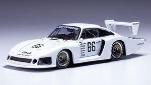 PORSCHE 935/78 930 TEAM JOEST RACING N 66 3rd PLACE DRM ZOLDER 1981 JOCHEN MASS WHITE 1:43
