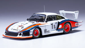 PORSCHE 935/78 930 TEAM MARTINI RACING N 1 WINNER 6h SILVERSTONE 1978 JACKY ICKX - JOCHEN MASS WHITE RED BLUE 1:43