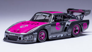 Porsche 935 K3V #42 "BISIMOTO" 1976 mørk grå/lyserød 1:43