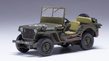Indlæs billede til gallerivisning Jeep WILLYS MB US ARMY 1943 - Military Version oliven grøn 1:43 fra Ixo Model
