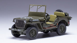 Jeep WILLYS MB US ARMY 1943 - Military Version oliven grøn 1:43 fra Ixo Model