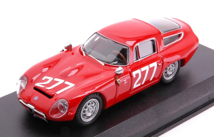 ALFA ROMEO GIULIA TZ COUPE N 277 COPPA F.I.S.A. MONZA 1963 ROBERTO BUSSINELLO RED 1:43