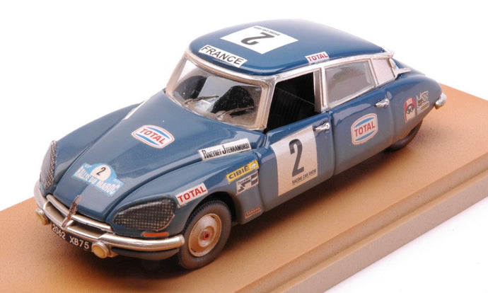 CITROEN DS21 N 2 4th RALLY MAROCCO DIRTY VERSION 1971 BOB NEIRET - JACQUES TERRAMORSI BLUE 1:43