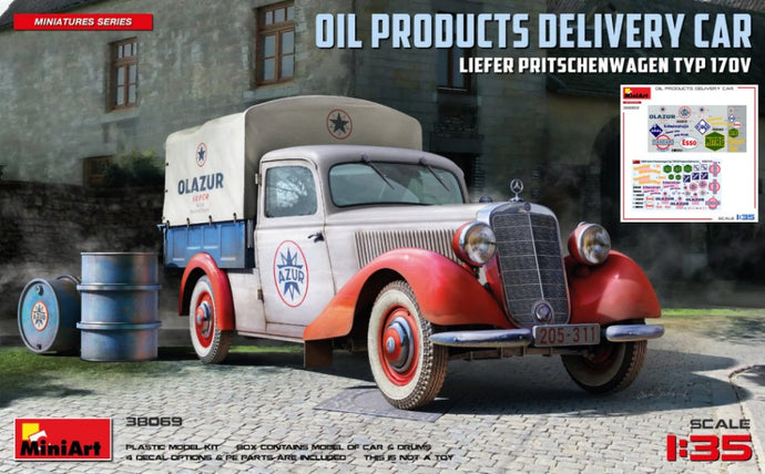 LIEFER PRITSCHENWAGEN TYP 170V OIL PRODUCTS DELIVERY KIT 1:35
