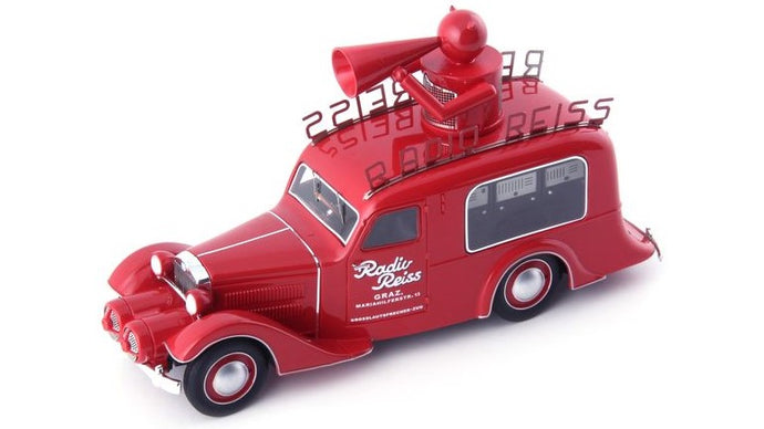 STEYR XX VERSUCHSWAGEN - RADIO REISS - AUSTRIA 1929 RED 1:43