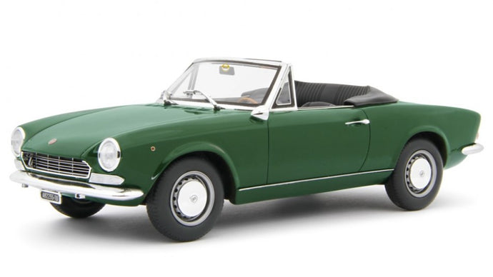 FIAT 124 SPORT SPIDER AS (1438 CC.) 1968 GREEN 1:18