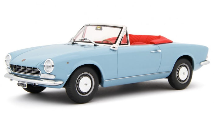 FIAT 124 SPORT SPIDER AS (1438 CC.) 1968 LIGHT BLUE 1:18