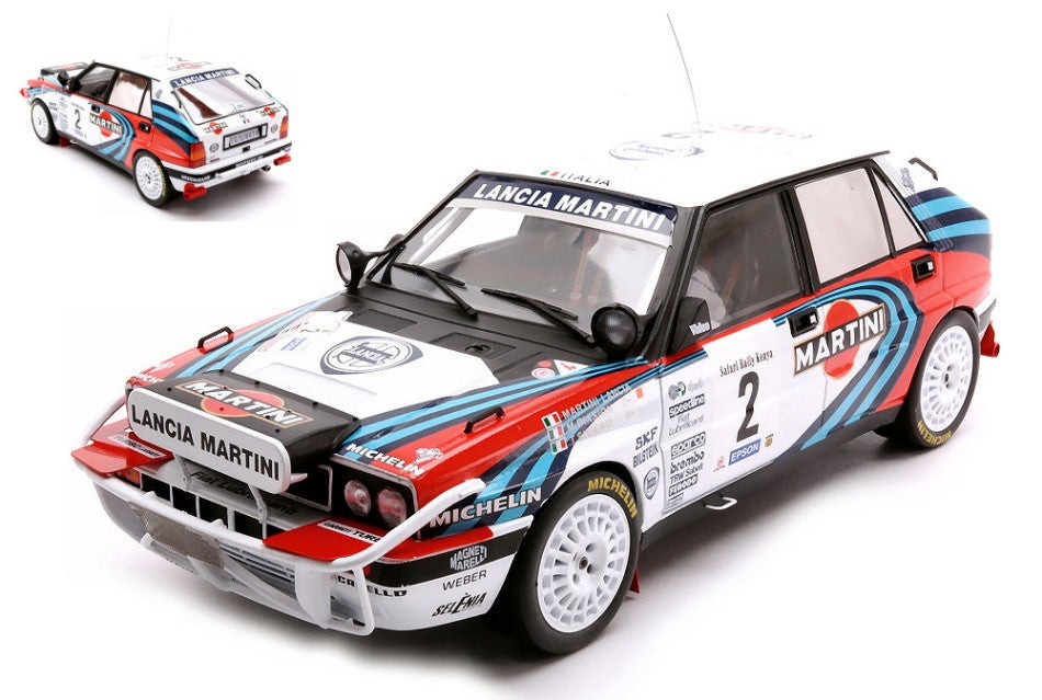 LANCIA DELTA INTEGRALE 16V N.2 SAFARI RALLY 1990 BIASION/SIVIERO 1:18
