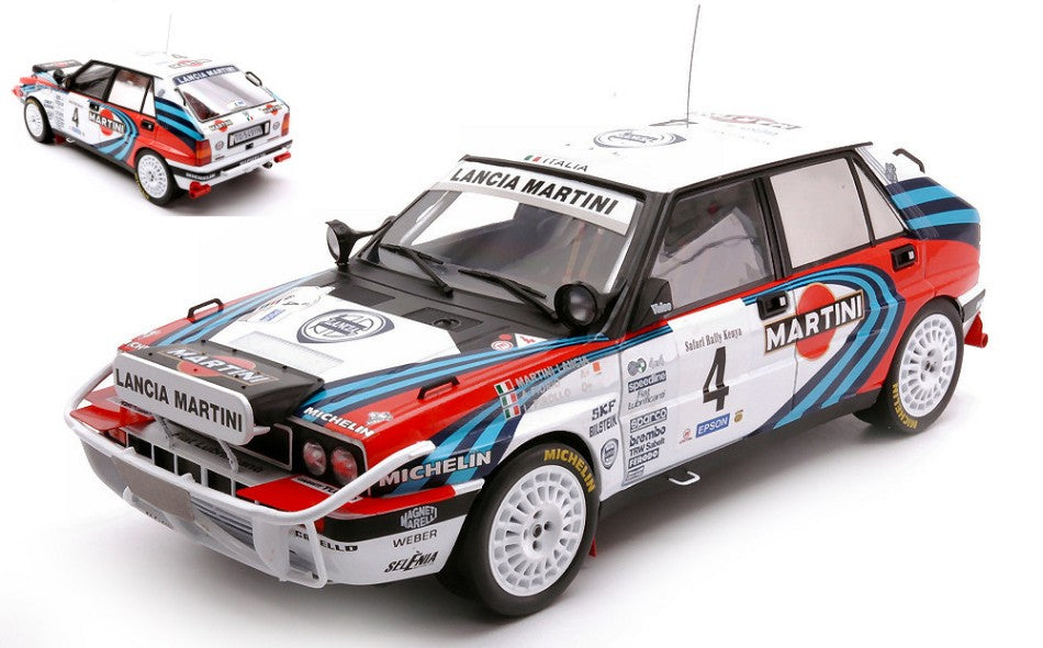 LANCIA DELTA INTEGRALE 16V N.4 SAFARI RALLY 1990 FIORIO/PIROLLO 1:18
