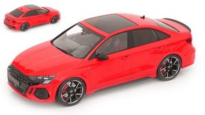 AUDI RS3 LIMOUSINE 2022 RED "IXO FOR MCG" 1:18