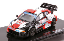 Indlæs billede til gallerivisning Toyota GR YARIS RALLY1 #1 OGIER/VEILLAS WRC SAFARI RALLY 2022 hvid/rød/sort 1:43
