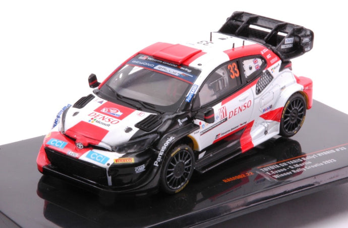 TOYOTA YARIS WRC N.33 RALLY YPERN 2022 EVANS-MARTIN 1:43