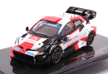 Indlæs billede til gallerivisning Toyota YARIS #69 ROVANPERA/HALTTUNEN WRC1 RALLY SCHWEDEN 2023 hvid/rød/sort 1:43