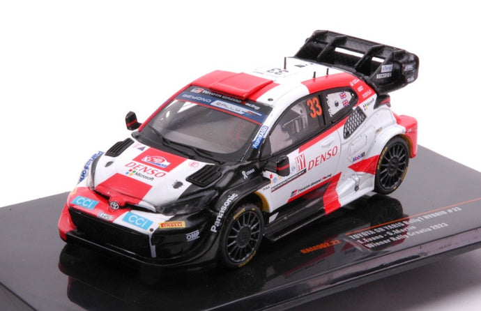 TOYOTA YARIS WRC N.33 RALLY CROATIA 2023nEVANS-MARTIN 1:43