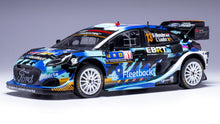 Indlæs billede til gallerivisning Ford PUMA RALLY1 #13 MUNSTER/LOUKA CENTRAL EUROPEAN RALLY 2023 blå/hvid/sort 1:18