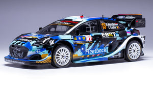 Ford PUMA RALLY1 #13 MUNSTER/LOUKA CENTRAL EUROPEAN RALLY 2023 blå/hvid/sort 1:18