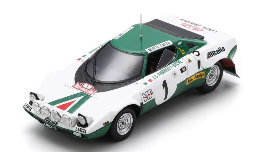 LANCIA STRATOS HF N.1 RALLY MONTE CARLO 1975 ANDRUET-JOUANNY 1:43