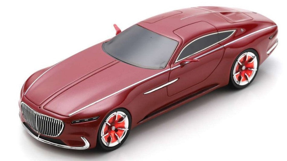 MERCEDES MAYBACH VISION 6 HARDTOP COUPE RED RESIN 1:43