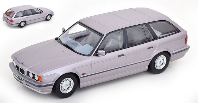 BMW 5-SERIES TOURING E34 ARTIC SILVER 1:18