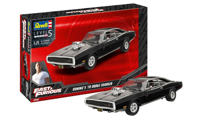 DODGE CHARGER FAST & FURIOUS MODEL SET KIT 1:25