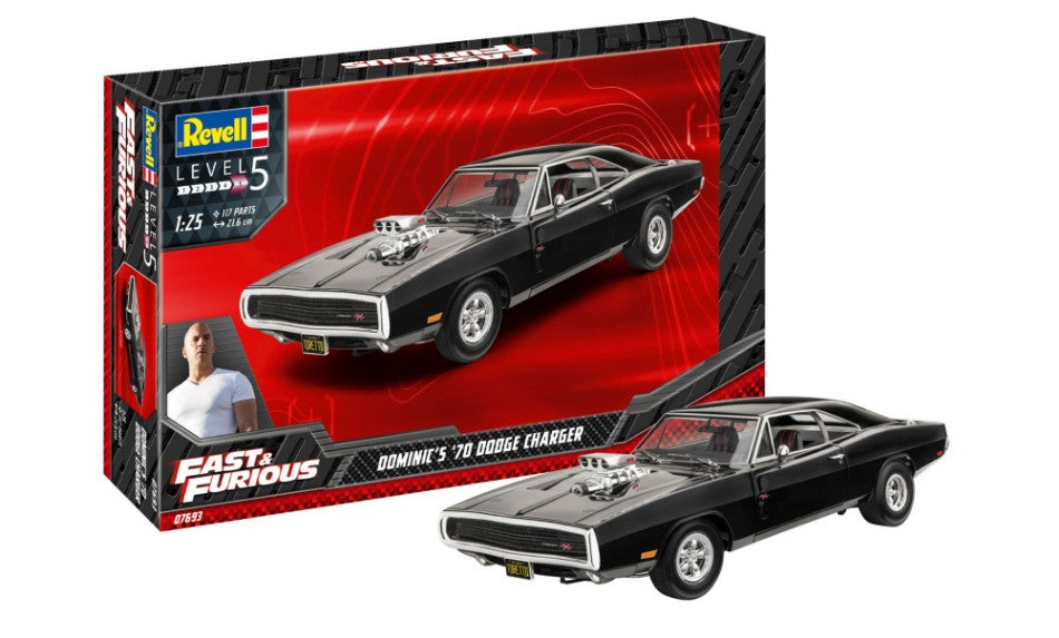 DODGE CHARGER FAST & FURIOUS MODEL SET KIT 1:25