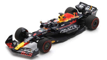Indlæs billede til gallerivisning RED BULL F1 RB19 TEAM ORACLE RED BULL RACING N 1 WORLD CHAMPION (40th CAREER VICTORY) WINNER SPAIN GP 2023 MAX VERSTAPPEN MATT BLUE 1:43