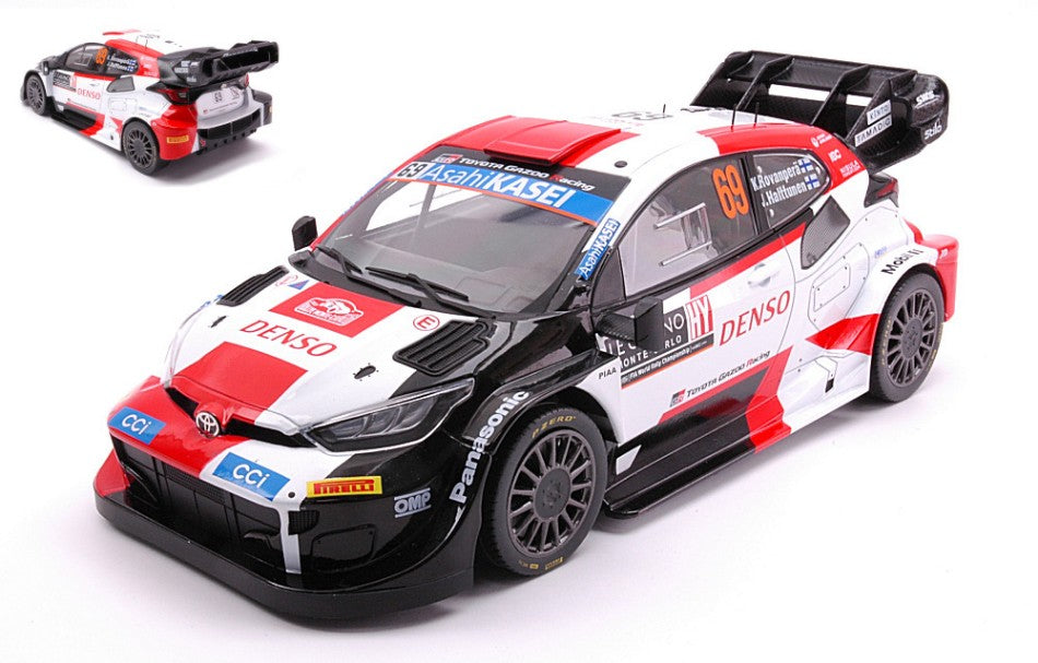 TOYOTA GR YARIS N.69 RALLY MONTE CARLO 2023 ROVANPERA-HALTTUNEN 1:18
