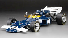 Indlæs billede til gallerivisning Lotus 72 #3 GRAHAM HILL INTERNATIONAL GOLD CUP 1970 mørk blå/hvid 1:18