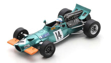 Indlæs billede til gallerivisning Brm P139 #14 JOHN SURTEES BRITISH GP 1969 grøn/orange 1:43