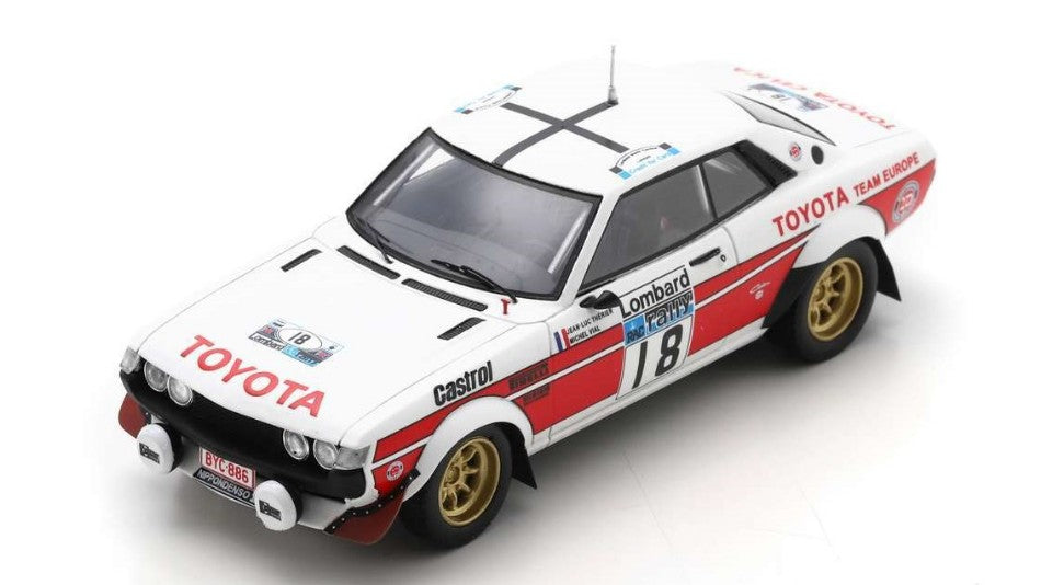 TOYOTA CELICA 2000 GT N.18 LOMBARD RAC RALLY 1977 THERIER-VIAL 1:43