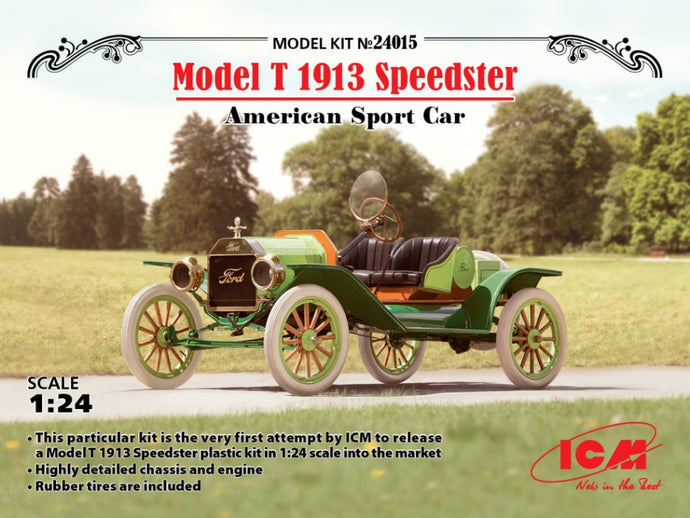 MODEL T 1913 SPEEDSTER AMERICAN SPORT CAR KIT 1:24