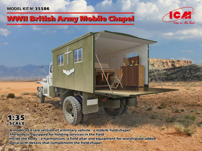 WWII BRITISH ARMY MOBILE CHAPEL KIT 1:35