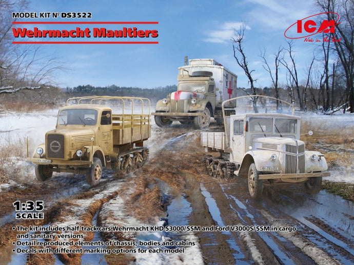 WEHRMACHT MAULTIERS KIT 1:35