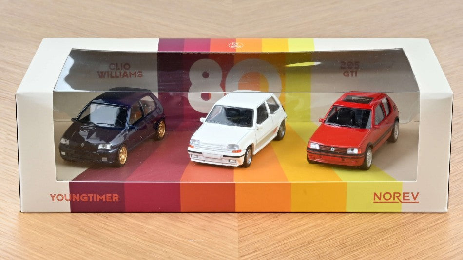 YOUNGTIMERS GIFT SET 3pcs JET CAR 1:43