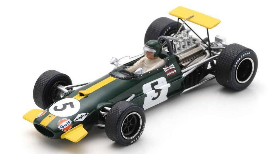 BRABHAM BT26 N.5 3rd GERMAN GP 1968 JOCHEN RINDT 1:43