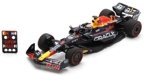 RED BULL F1 RB19 TEAM ORACLE RED BULL RACING N 1 WORLD CHAMPION WINNER BRITISH GP 2023 MAX VERSTAPPEN MATT BLUE 1:43