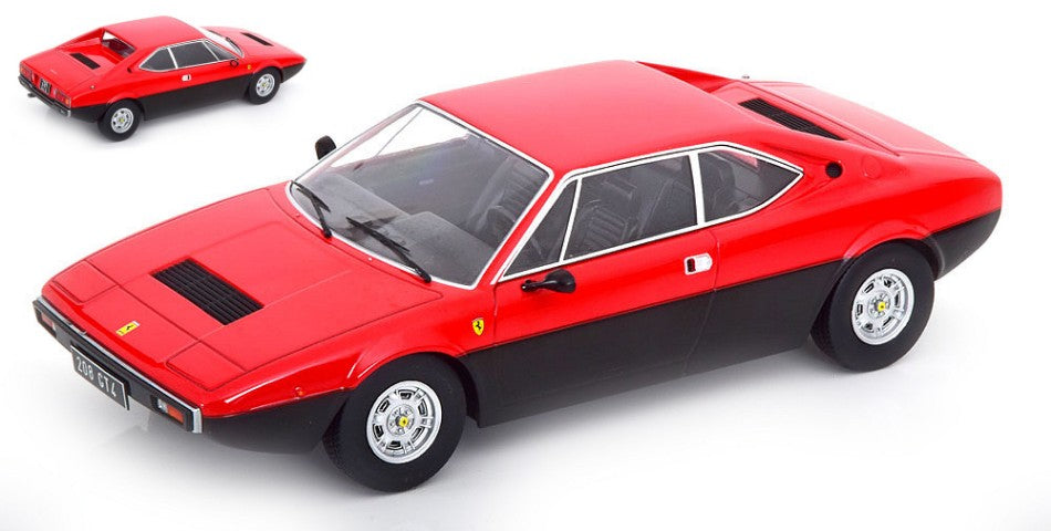 FERRARI 208 GT4 1975 RED/FLATBLACK 1:18