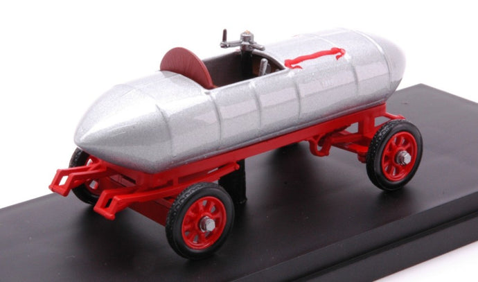 JAMAIS CONTENT JENATZY 1st ELECTRIC CAR 1899 - SPEED RECORD 105 Km/h GREY RED 1:43