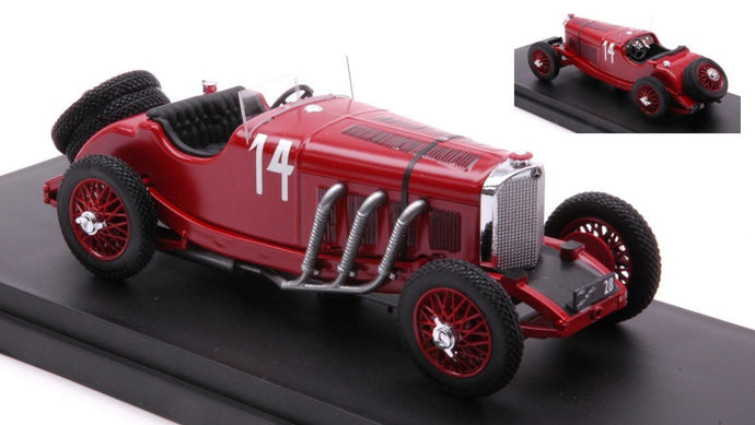 MERCEDES BENZ SSK N 14 WINNER ARGENTINA AUTUMN GP 1928 CARLOS ZATUSZEK RED 1:43