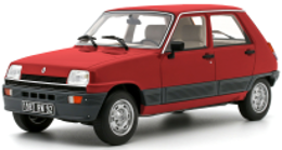 Renault 5 GTL - 5 DOORS 1984 rød 1:18