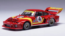 Indlæs billede til gallerivisning PORSCHE 935/77A 930 TEAM GELO RACING N 4 6h SILVERSTONE 1978 KLAUS LUDWIG - HANS HEYER RED YELLOW 1:43