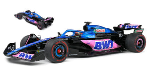 BWT Racing ALPINE A523 #10 PIERRE GASLY DUTCH GP ZANDVOORT 2023 blå/lyserød/sort 1:18