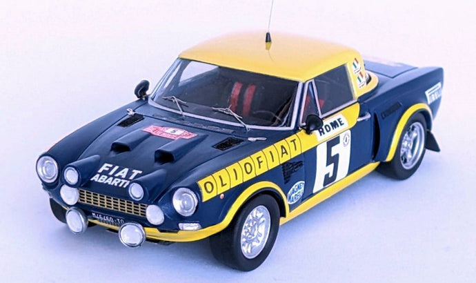 FIAT 124 ABARTH RALLY N.5 RALLY MONTE CARLO 1976 CAMBIAGHI-SCABINI 1:43