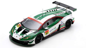 LAMBORGHINI AVENTADOR GT3 TEAM JLOC N 87 GT300 SUPER GT 2022 K.MTSUURA - N.SAKAGUCHI WHITE GREEN 1:43