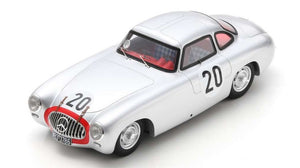 Mercedes Benz 300 SL #20 HELFRICH/NIEDERMAYER 2nd 24H LE MANS 1952 sølv/rød 1:18