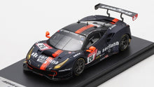 Indlæs billede til gallerivisning FERRARI 488 GT3 EVO 3.9L TURBO V8 TEAM OCTANE 126 AG N 26 24h NURBURGRING 2021 BJORN GROSSMANN - SIMON TRUMMER - JONATHAN HIRSCHI - LUCA LUDWIG MATT BLUE ORANGE 1:43