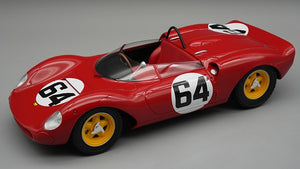 FERRARI 206 DINO SP N.64 WINN.FREIBURG-SCHAUINSL.1965 L.SCARFIOTTI 1:18