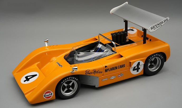 MCLAREN M8B CAN AM N.4 WINN.WATKINS GLEN 1969 B.MCLAREN 1:18