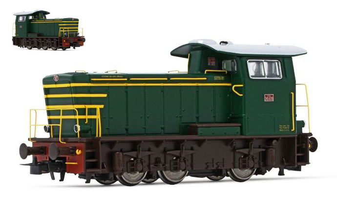 FS LOCOMOTIVA DIESEL DA MANOVRA LIVREA VERDE/GIALLO EP.IV 1:87